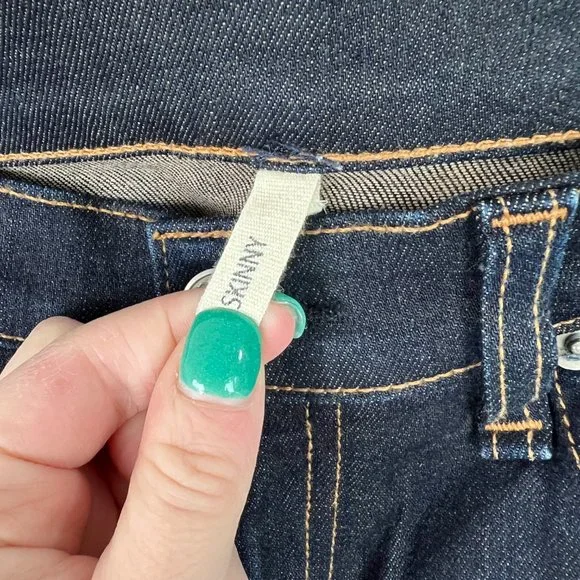 Rag & Bone Cate Mid-Rise Skinny Jeans Dark Rinse Size 28 GUC - Picture 8 of 16